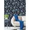 RoomMates Blue Nuit Tropicale Peel & Stick Wallpaper